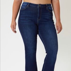 NWT Kancan Dark Wash Flare Jeans XL